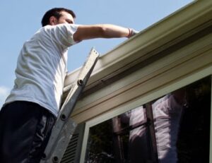 skillfully performing gutter and roof repair services, addressing leaks, damage, and debris to ensure the protection and longevity of residential and commercial properties from water-related issues.